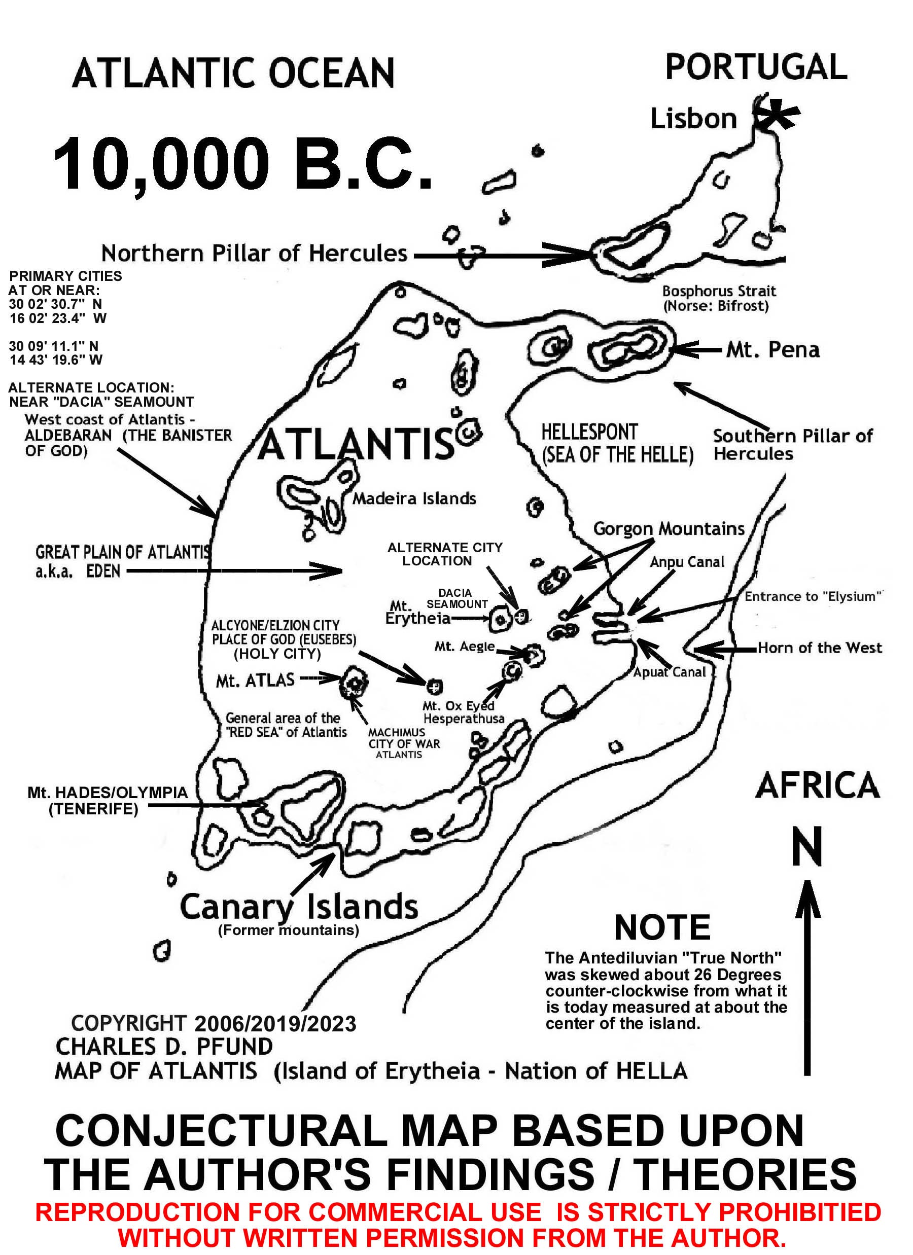 map of atlantis